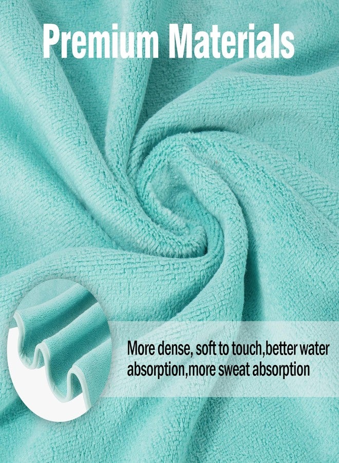 INFICRIME 2 Pack Microfiber Gym Towels, 380 GSM 15"x31" Bigger Size Super Soft Quick-Drying Towels for Workout, Yoga, Fitness, Sports, Sweat Absorbent & Lightweight - Image 3