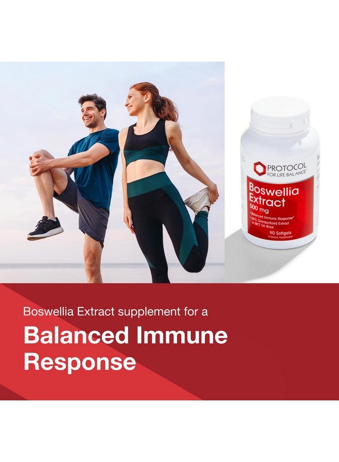 PROTOCOL FOR LIFE BALANCE Boswellia Extract 500 mg - Boswellia Supplement - with MCT Oil Base - Balanced Immune Response - Dairy Free & Soy Free - 90 Softgels - Image 3