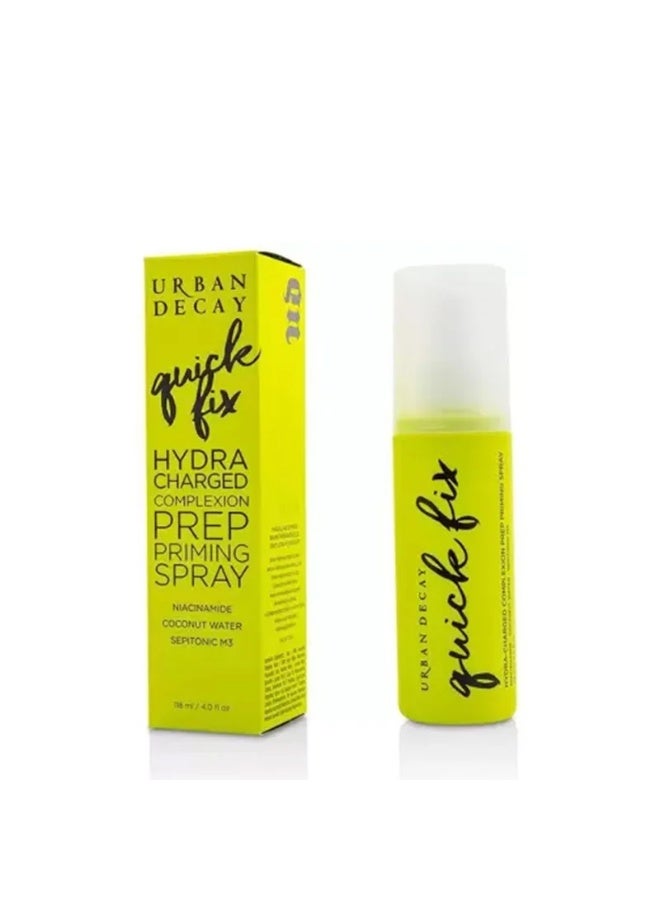 Urban Decay Quick Fix - Hydra-Charged Complexion Prep Priming Spray - Instantly Hydrates & Softens Skin - Visibly Reduces the Appearance of Pores - Light, Microfine Mist - Image 1