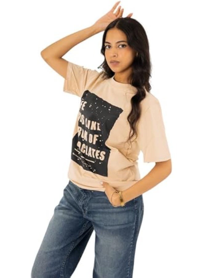 Mosca Women's Wear Life Printed Short Sleeve Cotton T-Shirt - Image 3