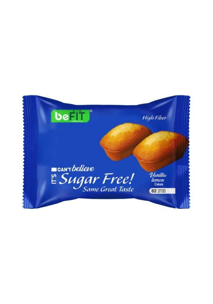 Vanilla & Lemon Cakes, Sugar Free - 46g, UAE