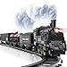 OCHIDO Train Set Electric Train Toy Gift for Boys Girlswith Railway KitsSteam LocomotiveTransport Vehicle Tracks LightSmokes SoundChristmas Train Gifts for 3 4 5 6 7 8 Year Old Kids - Image 3