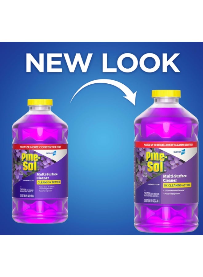 باين سول منظف باين-سول لجميع الأسطح، برائحة اللافندر، 80 أونصة سائلة (2.36 لتر) - Image 2