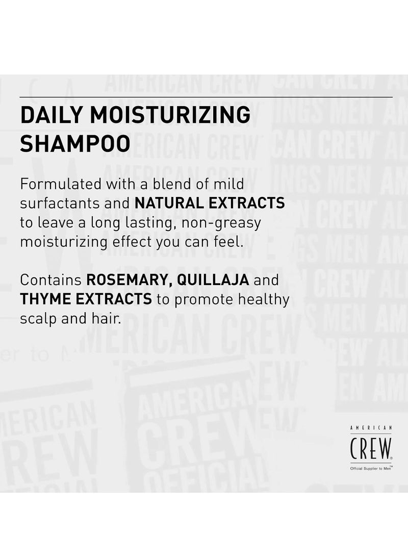 AMERICAN CREW - American Crew Daily Moisturizing Shampoo, 33.8 Ounce - Image 1