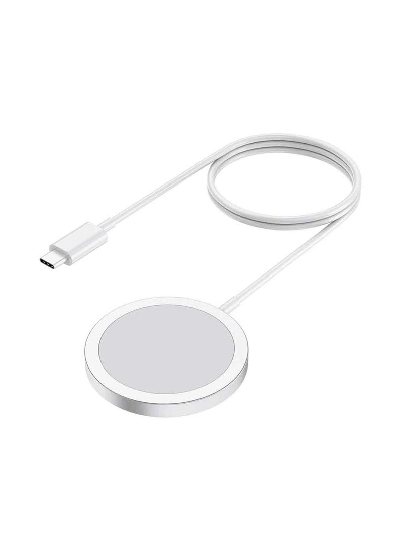 Generic Fast Magnetic Wireless Charging Pad Magsafe Charger With 3Pin Adapter  - Image 3