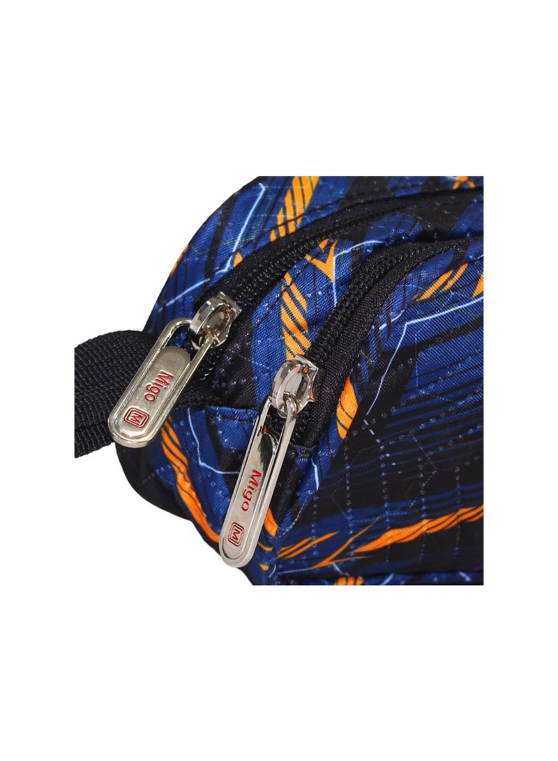Migo Pencil Case – Black & Orange - Image 3