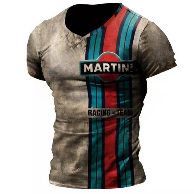 Printed T-Shirt Export Men'S Short-Sleeved Pullover T-Shirt 3D Digital Printed Short-Sleeved T-Shirt-Piece Drop Shipping - Image 2