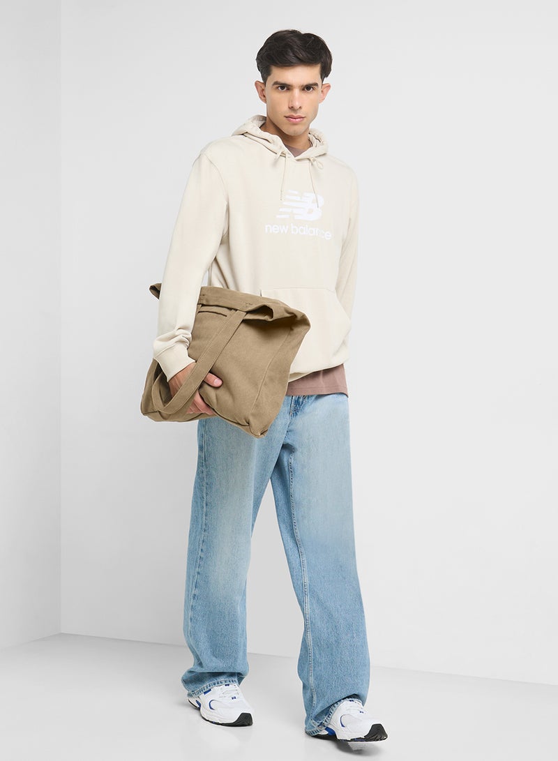 New Balance Essentials French Terry Logo Hoodie  - Image 4