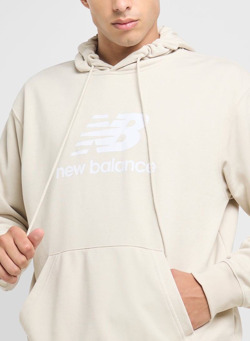New Balance Essentials French Terry Logo Hoodie  - Image 3