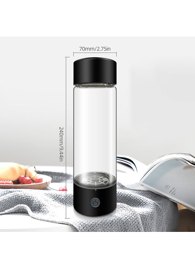 Generic - Hydrogen Water Generator with PEM SPE Technology 330ml Rechargeable Hydrogen Water Bottle - Portable Hydrogen-Rich Water Ionizer Machine - Image 1