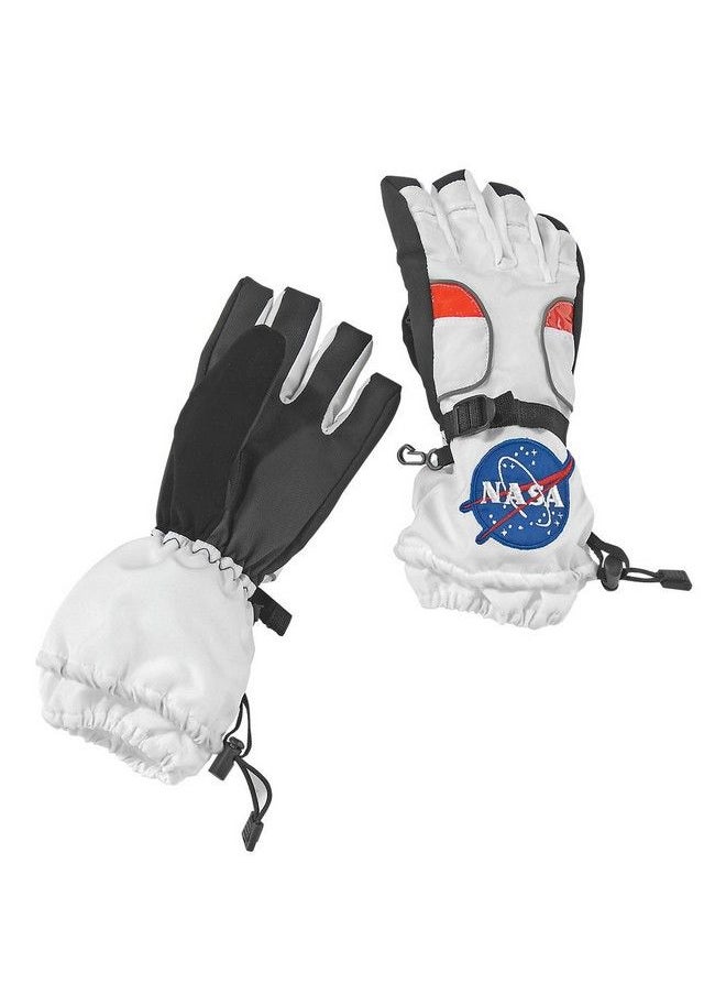 Aeromax Astronaut Gloves, Size Small, White, With Nasa Patches, (Asgsmall)  - Image 4