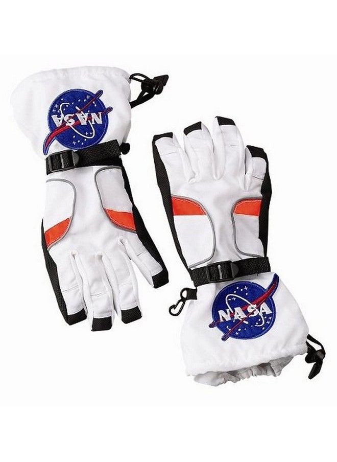 Aeromax Astronaut Gloves, Size Small, White, With Nasa Patches, (Asgsmall)  - Image 2