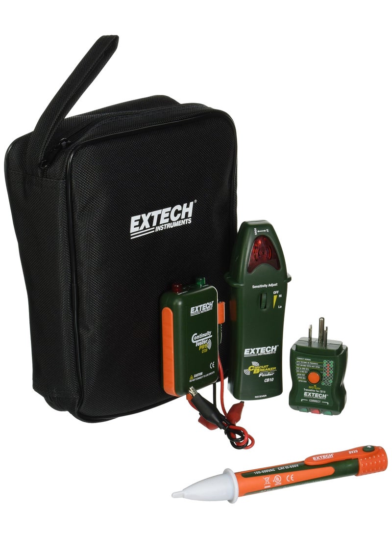 Extech Extech - 1218G95EA CB10-Kit Handy Electrical Troubleshooting Kit with 5 Functions  - Image 1