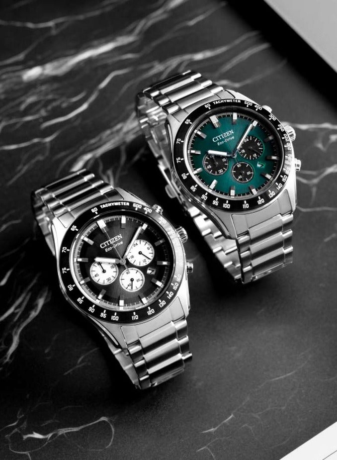 CITIZEN Promaster Sky Chrono Mens Watch CA4674-58E Black Dial with Luminous Markings, Slide-Rule Bezel, 40mm, Eco-Drive, Chronograph, Sapphire Crystal, 100M WR - Image 4