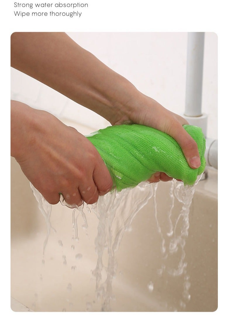 12 Pieces Microfiber Cleaning Cloth Multicolour 30x30Centimeter Ultra Absorbent Microfiber Cleaning Cloth | Scratch & Lint Free Car Duster | Multi-Purpose, Reusable Cleaning Rags for Home, Kitchen Use. - Image 4