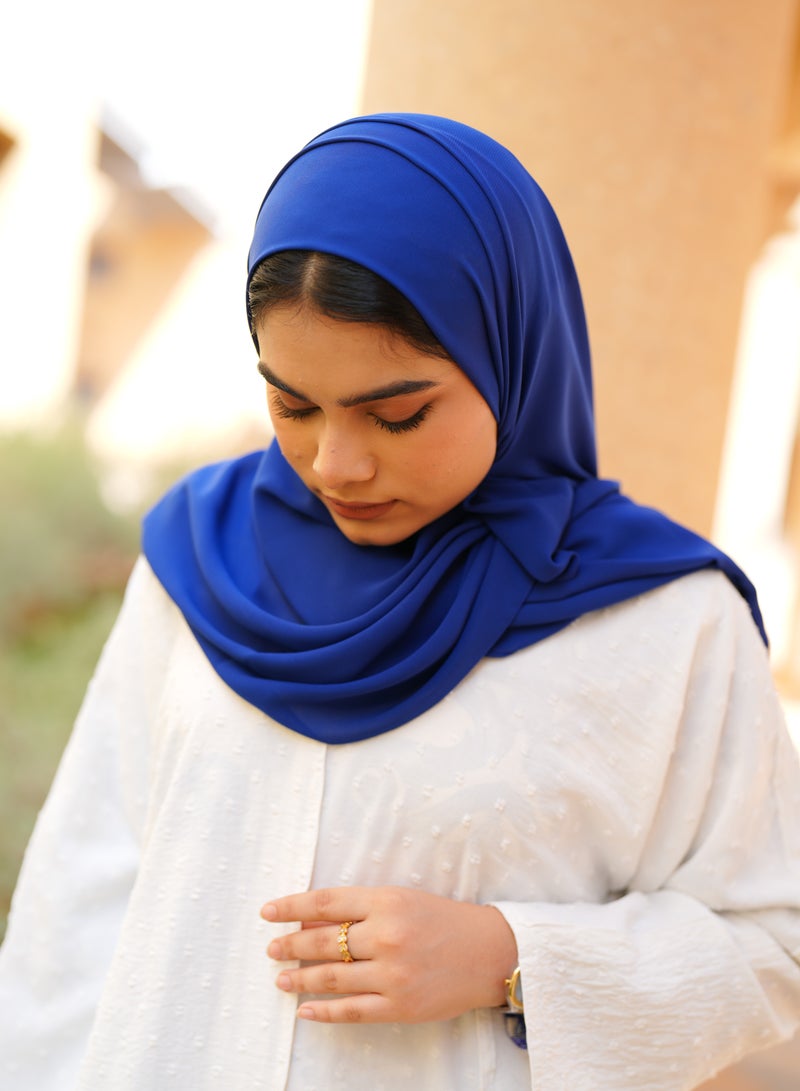 فاشون لاين عباية مفتوحة بنقشة نقاط بيضاء وياقة على شكل حرف - Image 4