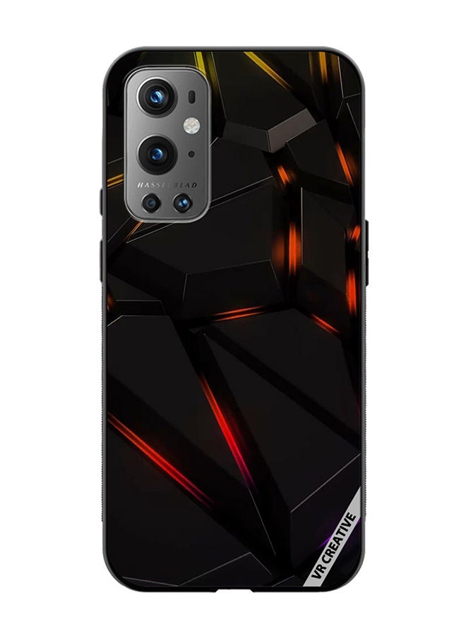 VR CREATIVE Protective Case Cover For OnePlus 9 Pro Abstract Design Multicolour - Image 1