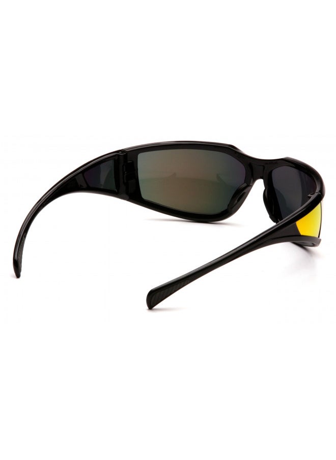 Pyramex Safety Pyramex Exeter Safety Eyewear, Sky Red Mirror Anti-Fog Lens With Black Frame  - Image 4