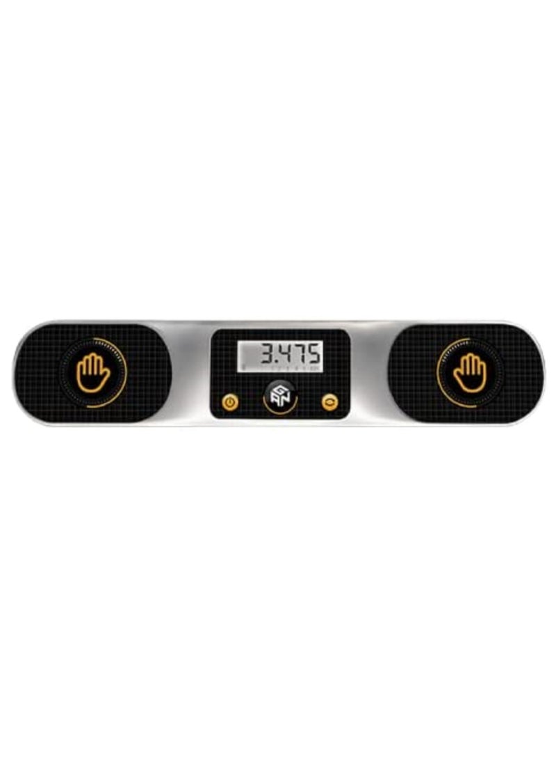 جانكيوب جهاز توقيت ذكي بالبلوتوث للعبة مكعب روبيك لون فضة  من جان - Image 1