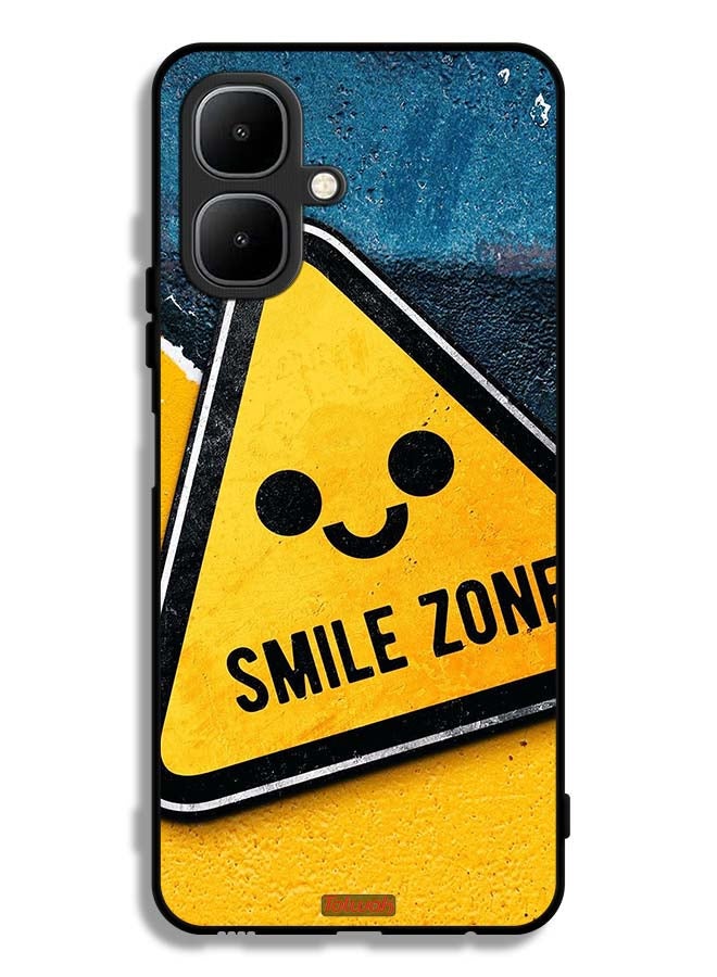 Tolwak Infinix Smart 10 Protective Case Cover Smile Zone
