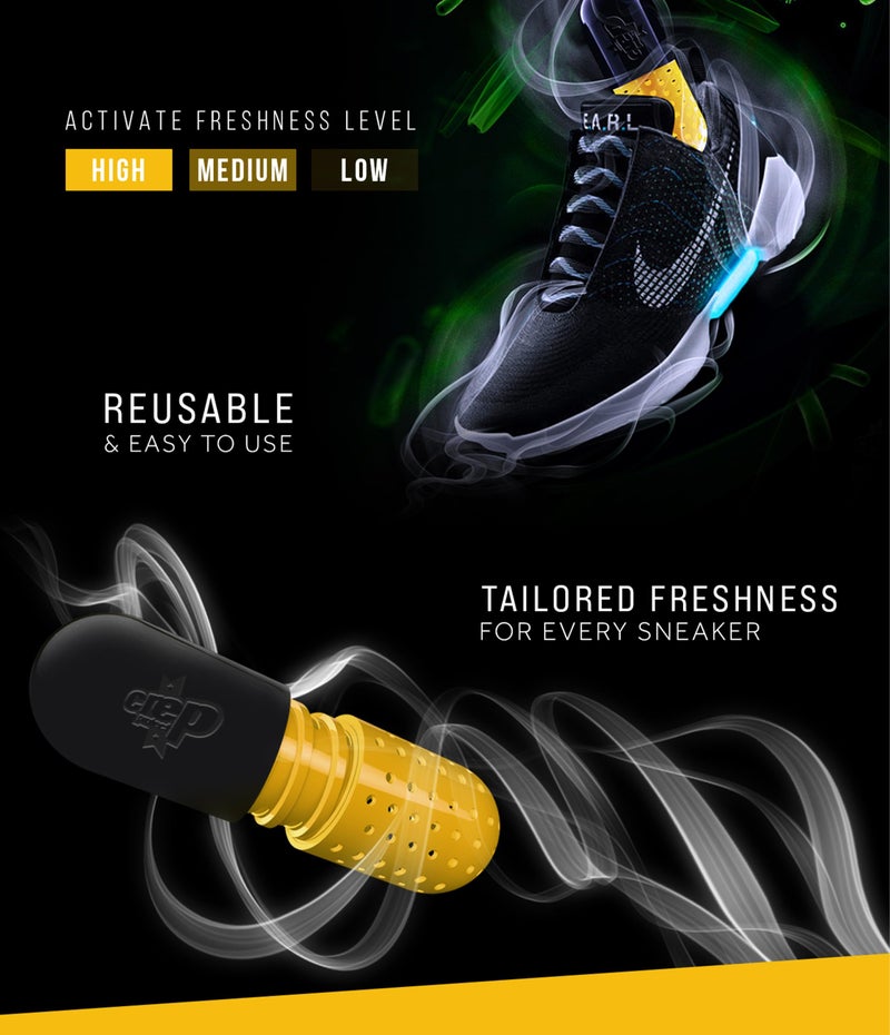 Crep Protect Shoe Refresher Pill - Ultimate Sneaker Deodorant, Odor Eliminator, Fresh Cotton Fragrance (Pack of 2) - Image 2