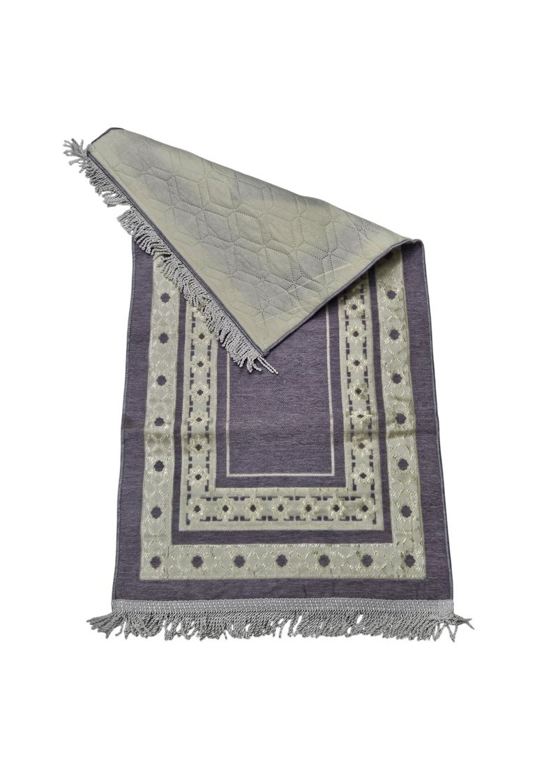 سمارت هوم سجادة صلاه للأطفال مبطنة بتصميم رسوم إسلامية منقوشة مبطنة ، بساط للصلاة بملمس ناعم ومريح مقاس٥٠x١٠٠ سم - Image 2