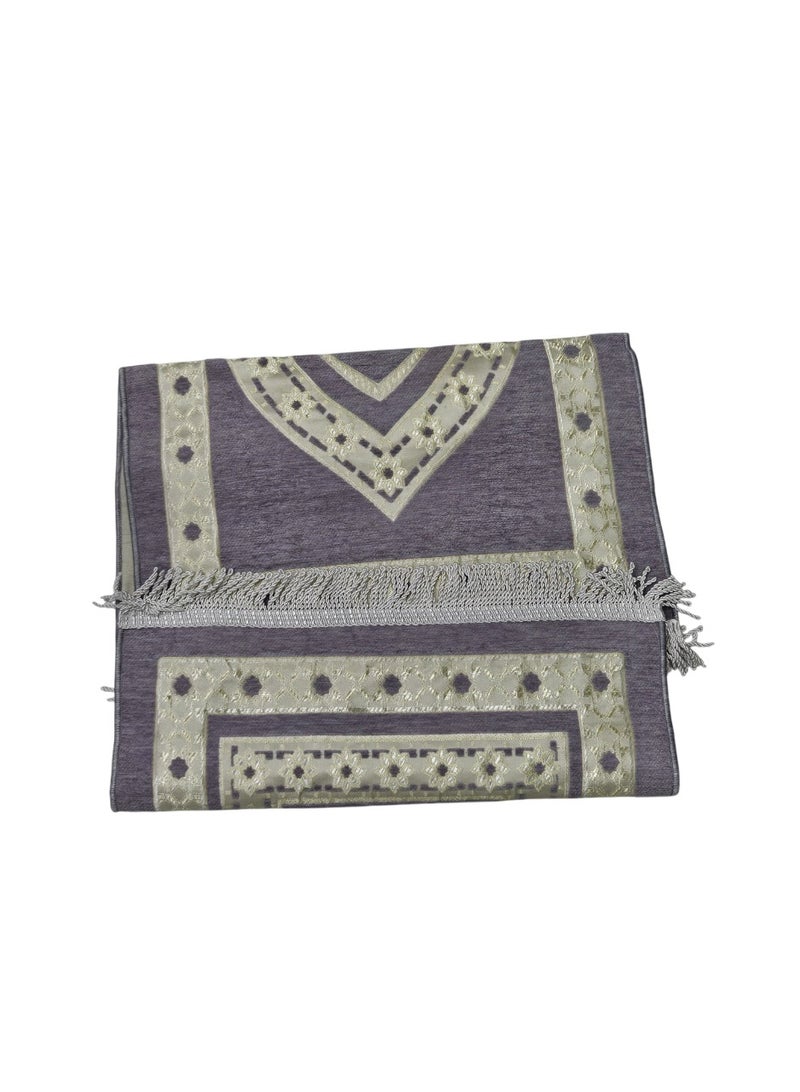 سمارت هوم سجادة صلاه للأطفال مبطنة بتصميم رسوم إسلامية منقوشة مبطنة ، بساط للصلاة بملمس ناعم ومريح مقاس٥٠x١٠٠ سم - Image 5