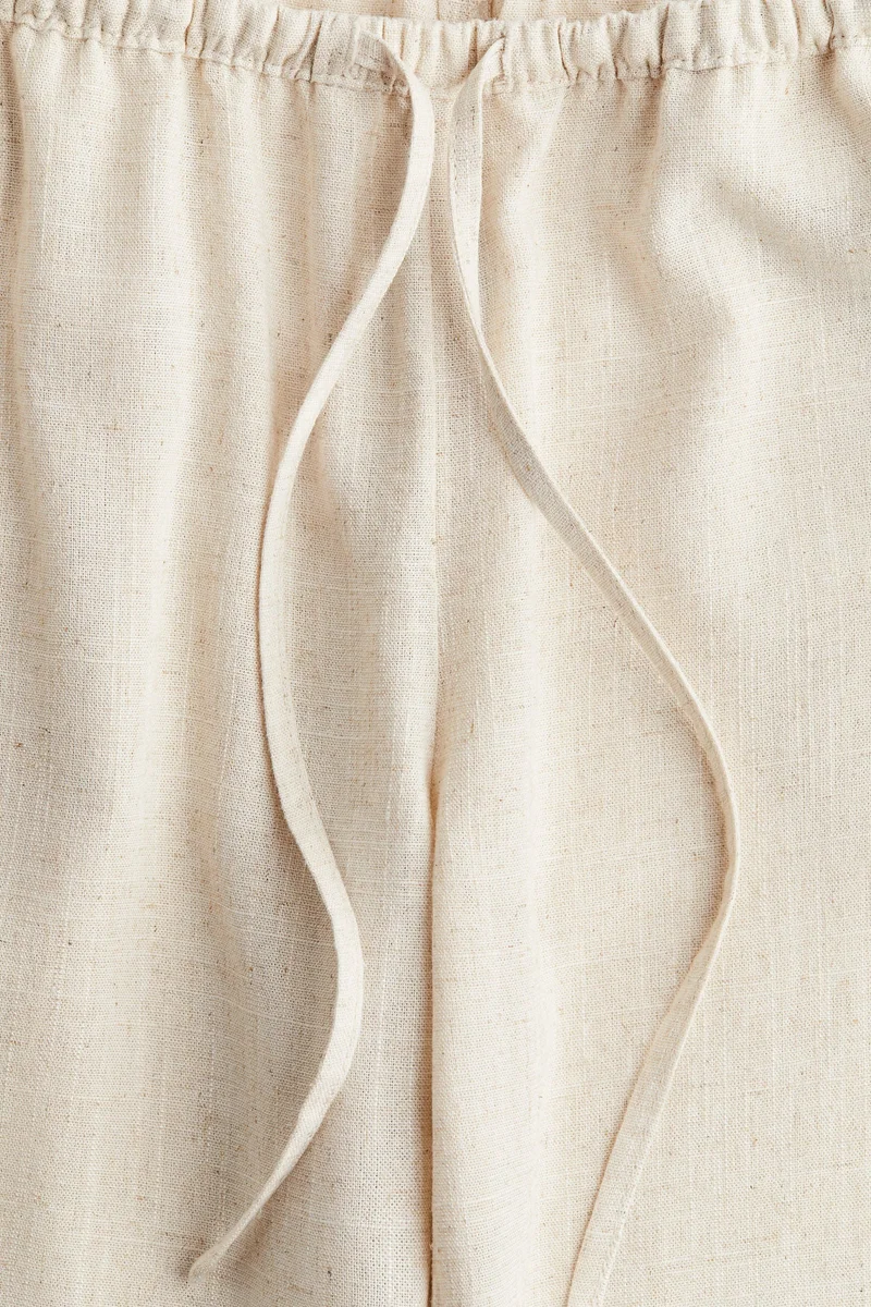 H&M Straight drawstring trousers