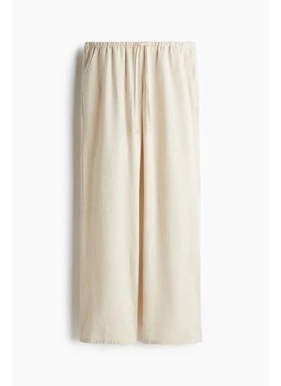 اتش اند ام Straight drawstring trousers