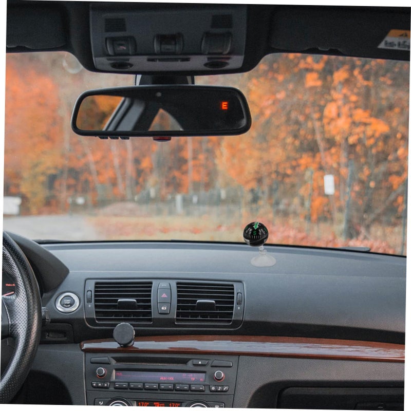 ABOOFAN Suction Cup Dashboard Compass Portable Ball Automotive Accurate Directional Gauge Outdoor Road Trip - Image 5