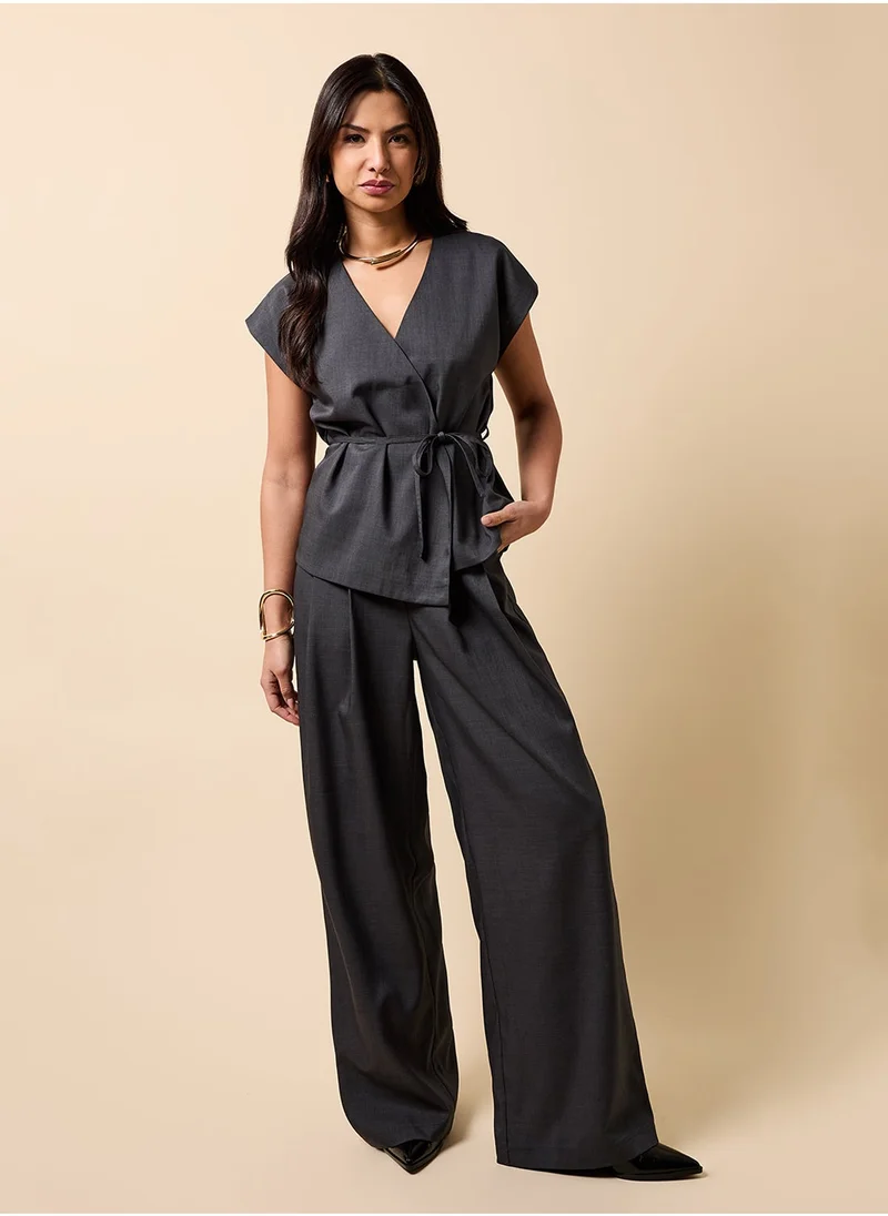 ليتل مسترس Wide Leg Causal Pants