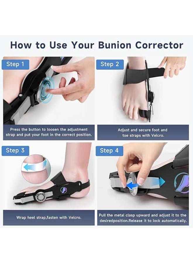 Bunion Corrector – Adjustable Orthopedic Toe Separator & Straightener for Hallux Valgus Relief, Suitable for Left & Right Foot, 1 Piece - Image 4