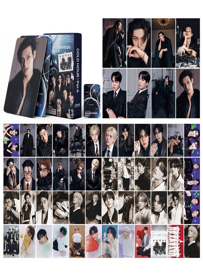 sunlelekz ANITEEZ "GOLDEN HOUR: Part.4" Lomo Card Set - 55PCS 13th Mini Album Photocards, Collectible Merch for ATINY Fans - Image 2