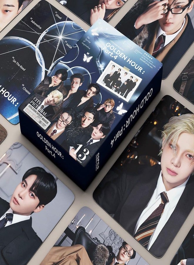 sunlelekz ANITEEZ "GOLDEN HOUR: Part.4" Lomo Card Set - 55PCS 13th Mini Album Photocards, Collectible Merch for ATINY Fans - Image 5