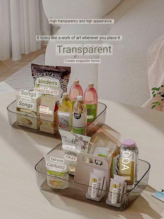 Bayleef Cosmetic storage box desktop lipstick skin care mask organizing basket dressing table sundries acrylic transparent box Aesthetic View - Image 2