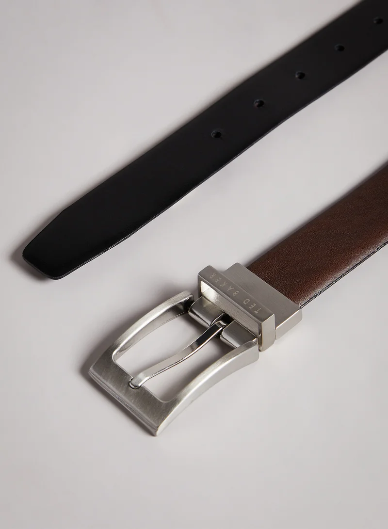 تيد بيكر Reversible Leather Buckle Belt