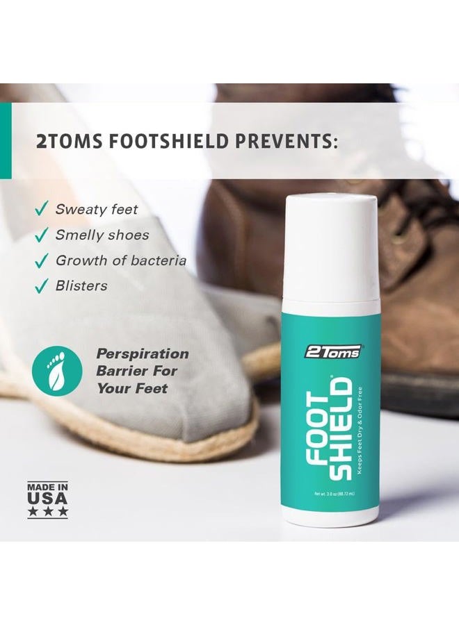 2Toms FootShield (Roll-On) - Keep Feet Dry & Odour-Free (90ml) - Image 3