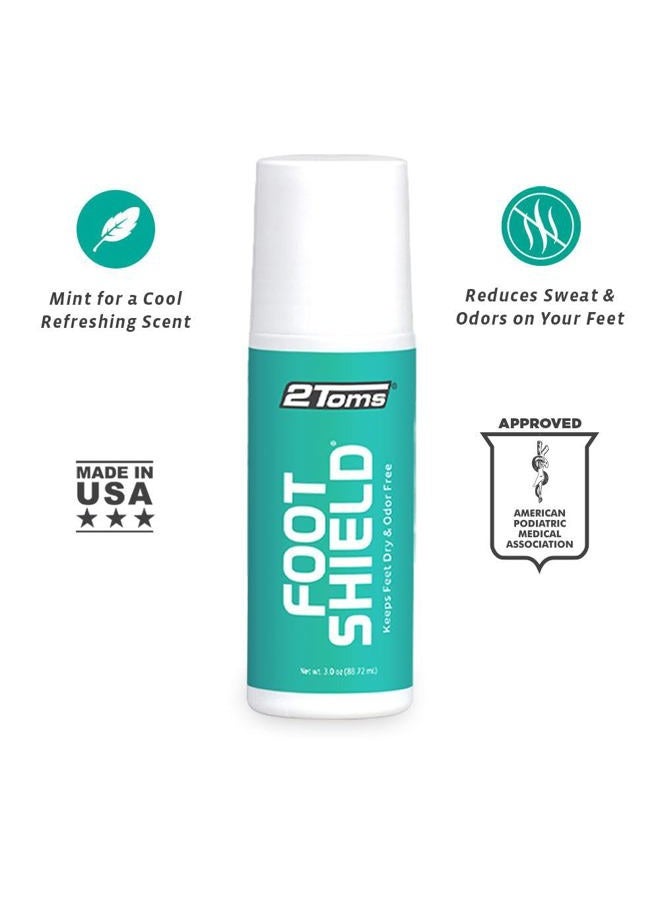 2Toms FootShield (Roll-On) - Keep Feet Dry & Odour-Free (90ml) - Image 2