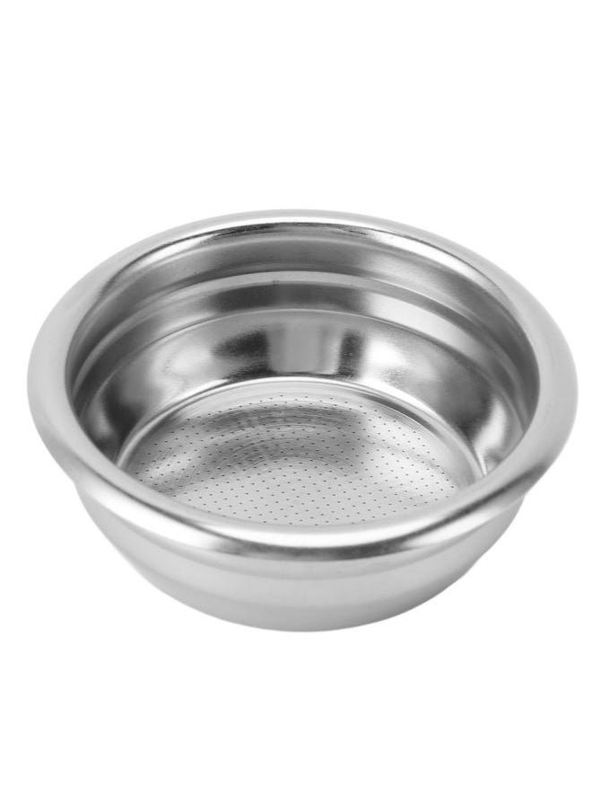 Thoraya 2PCS Coffee Portafilter Basket 58mm Stainless Steel 2 Cups Single Layer Filter Basket for Portafilter Coffee Machine  - Image 1