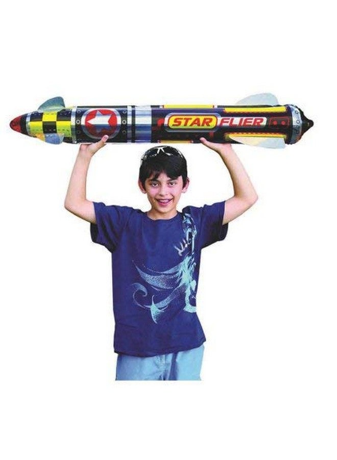 Ja-Ru JA-RU Giant 41" Inflatable Rocket Ship Toy (1 Unit) Space Themed Party Decorations for Kids. Inflatable Pool Accessories. Solar System Toys & Astronaut Party Favors. 5802-1 - Image 5