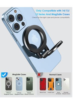 KASTWAVE Car Phone Mount for MagSafe, Magnetic Dashboard Phone Holder for Car, All Metal Design, Fit for Magsafe iPhone 14 13 12 Pro/Max/Mini/Plus MagSafe Case  - Image 2