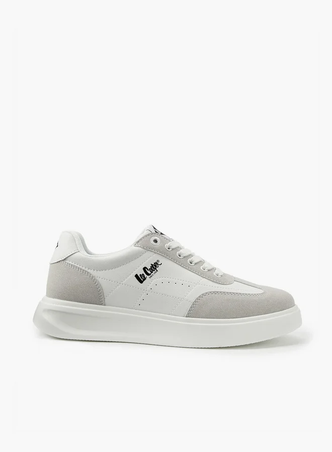 Lee Cooper Men's Panelled Lace-Up Sneakers