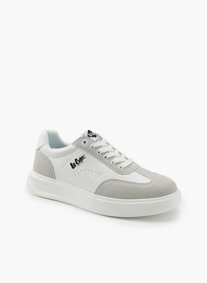 Lee Cooper Men's Panelled Lace-Up Sneakers