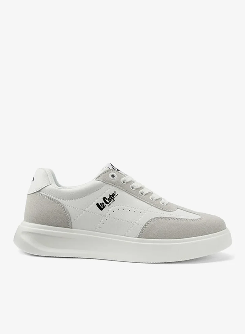 Men's Panelled Lace-Up Sneakers
