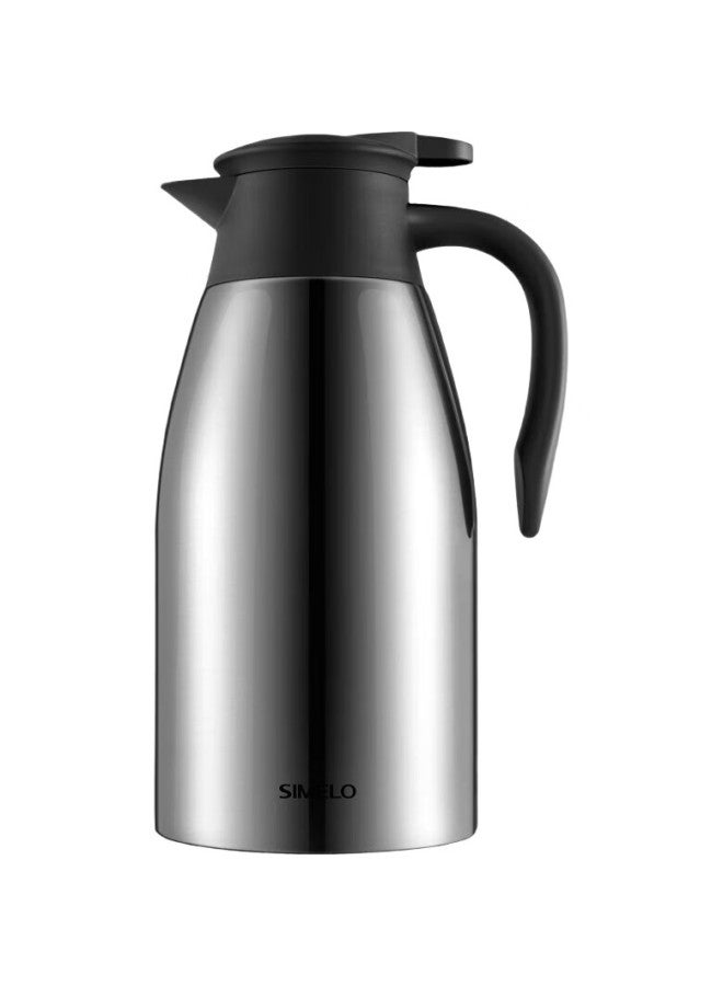 Simelo 304 Stainless Steel Household Thermos Insulated Bottle Hot Water Bottle Thermos Flask 2.0L Love Home Color - Image 1