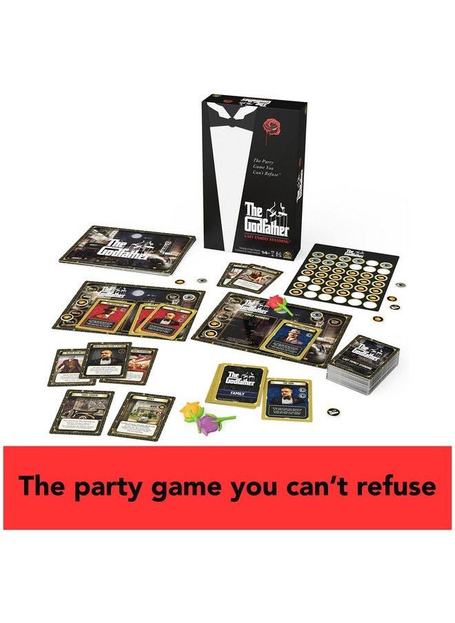 Spin Master Games - لعبة الطاولة The Godfather Last Family Standing، فيلم إيطالي، لعبة حفلات عائلية ممتعة، لعبة بطاقات متعددة اللاعبين للكبار والصغار من سن 14 عامًا فما فوق - Image 1