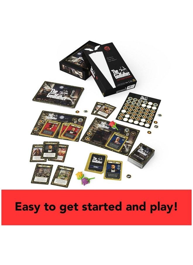 Spin Master Games - لعبة الطاولة The Godfather Last Family Standing، فيلم إيطالي، لعبة حفلات عائلية ممتعة، لعبة بطاقات متعددة اللاعبين للكبار والصغار من سن 14 عامًا فما فوق - Image 1