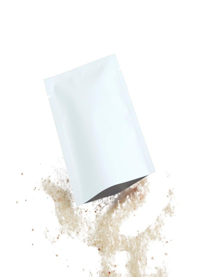 QQ Studio 100 PCS Metallic Mylar Foil Open Top Sealable Bags (8x12cm(3.1x4.7"), 100x White) - Image 4