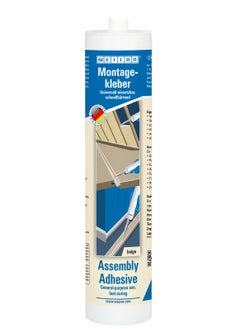 Weicon Weicon Assembly Adhesive | 310 ml | Light Beige, Fast Curing And Strong Contact Adhesive For Interior And Exterior Use.  - Image 3