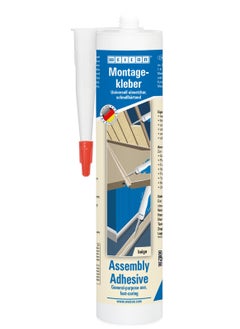 Weicon Weicon Assembly Adhesive | 310 ml | Light Beige, Fast Curing And Strong Contact Adhesive For Interior And Exterior Use.  - Image 2